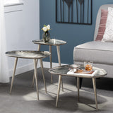 Abstract Tall Side Table