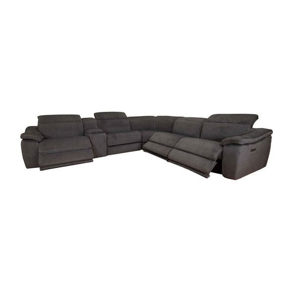 Black deals recliner sectional