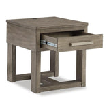 Loyaska Wood Top End Table