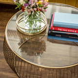 Cyclone Gold Coffee Table